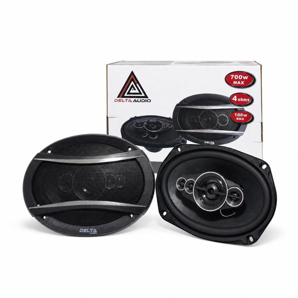Parlantes Delta Audio 6x8 Coaxiales 3 Vías (Par)