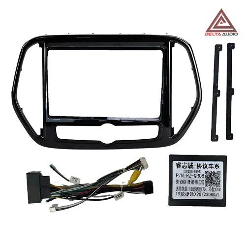 Consola Jetour X70 2023 a 2025 - 10 (Negro Brillante)