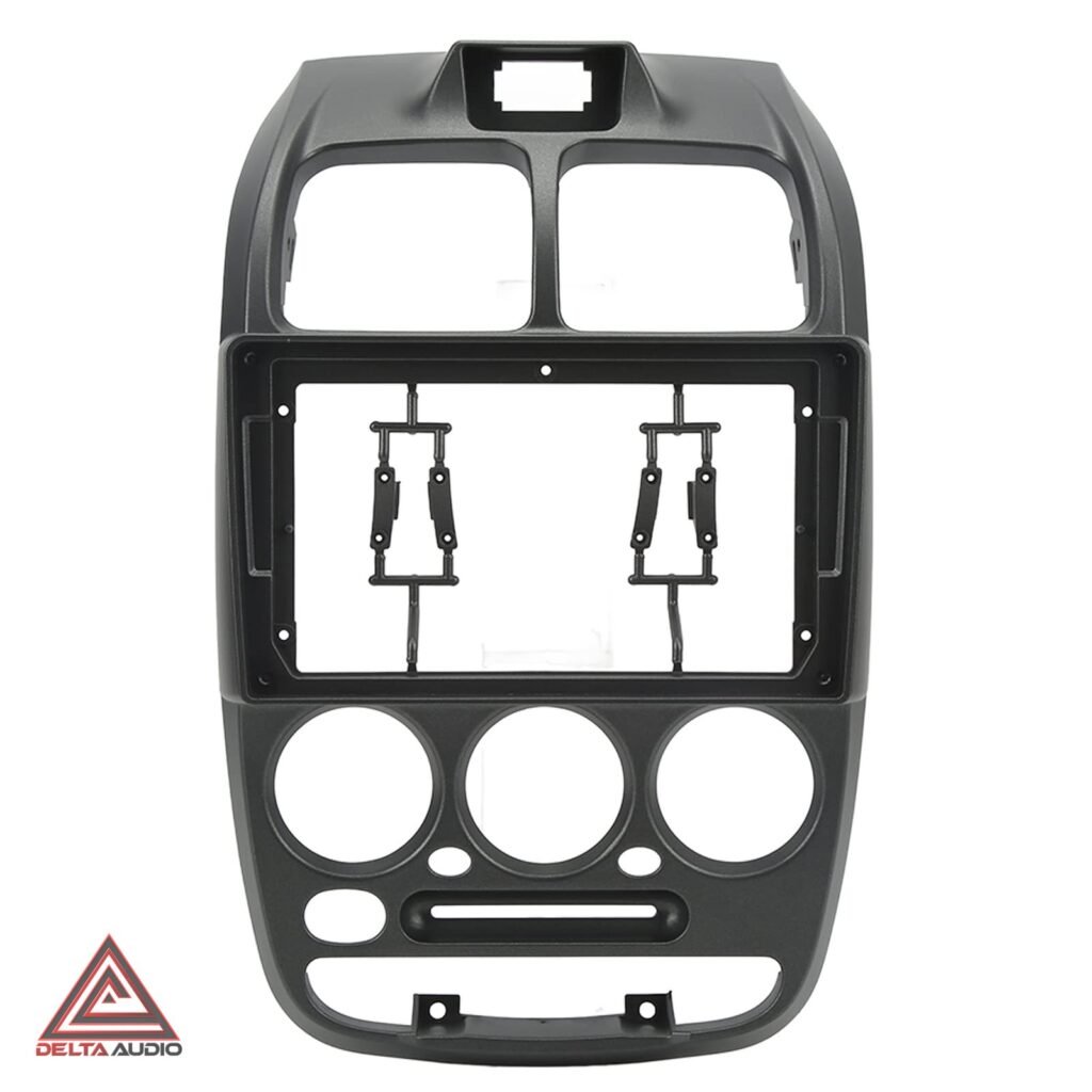 Consola Hyundai Accent Verna, Gyro "UN Boton" 1999 a 2015 - 9" (Gris Raton)
