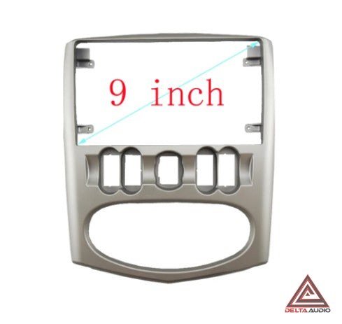 Consola Renault Logan, Sandero, Stepway 2009 a 2012 - 9" (Gris Plata)