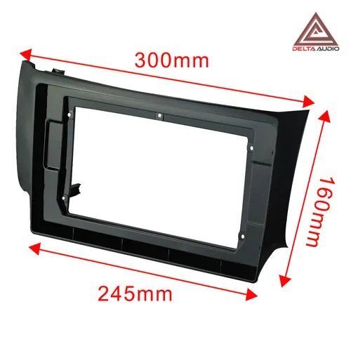 Consola Nissan Sentra 2014 a 2020 - 10 (Negro Brillante)