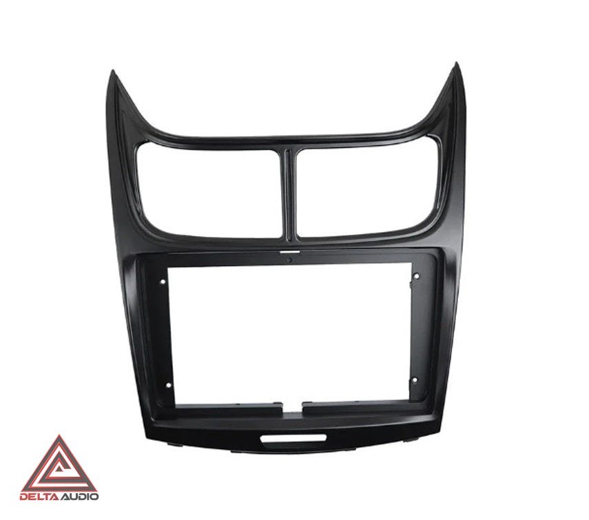 Consola Chevrolet Sail 2010 a 2020 - 9 (Negro Mate)