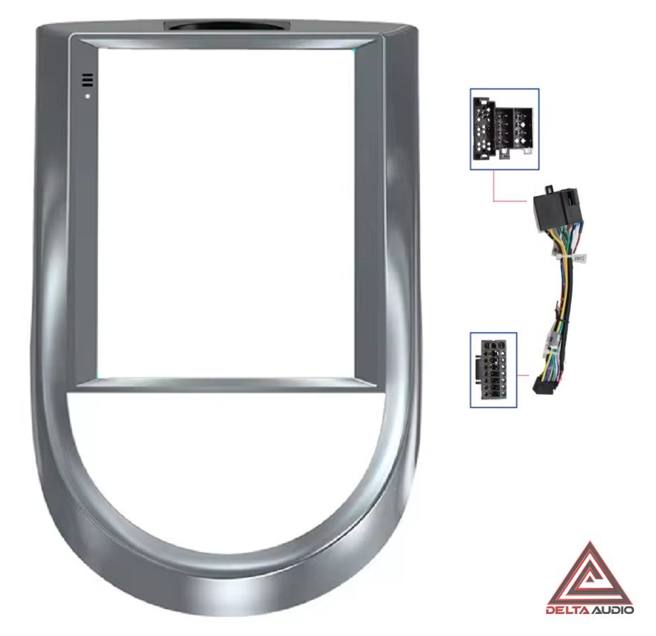 Consola Tipo Tesla KIA Soul 2010 a 2012 - 9.7 (Gris Raton) + Pacha
