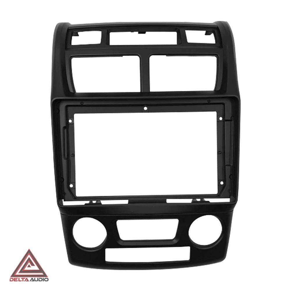 Consola KIA FQ Sportage Aire Manual 2005 a 2015 - 9 (Negro Mate)