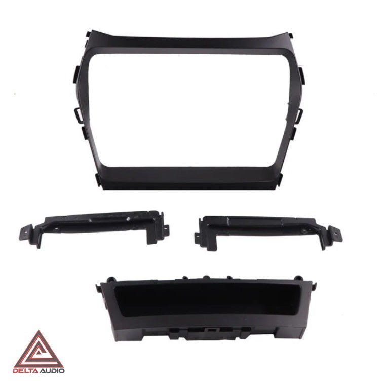 Consola Hyundai Santa FE 2014 a 2017 - 9 (Negro Mate)