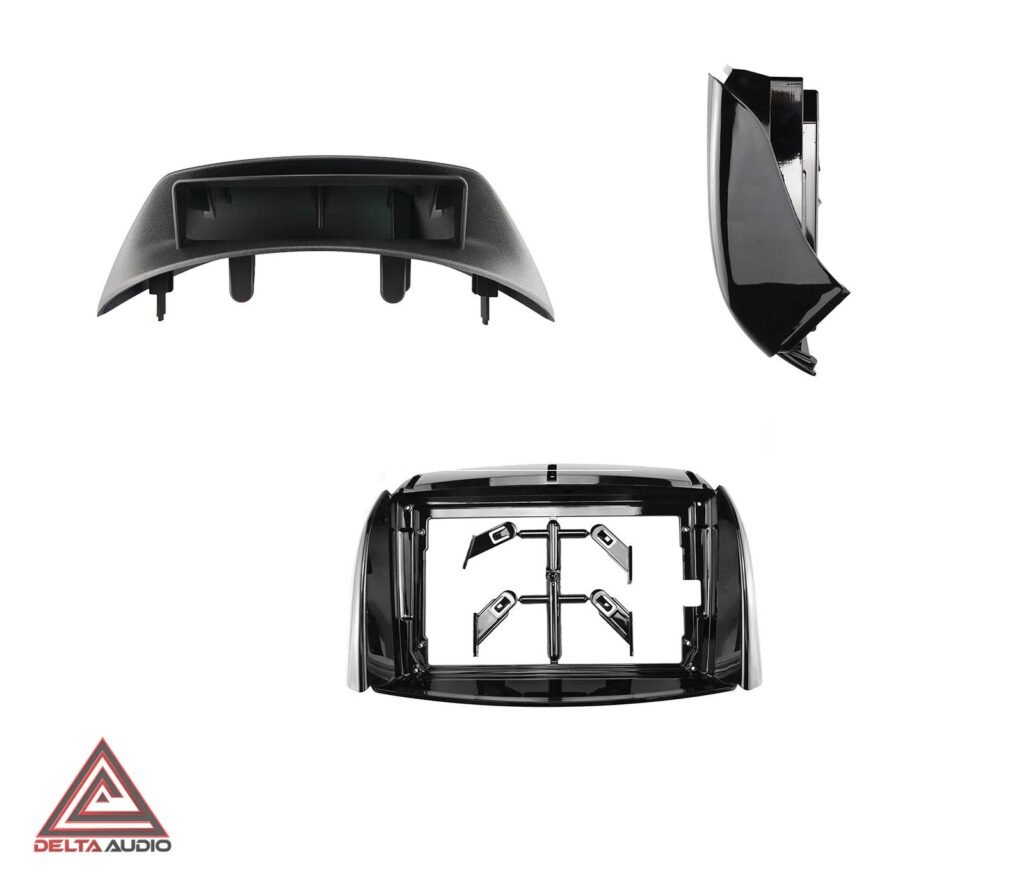 Consola Renault Koleos 2009 a 2017 - 9 (Negro Brillante con Negro Mate)