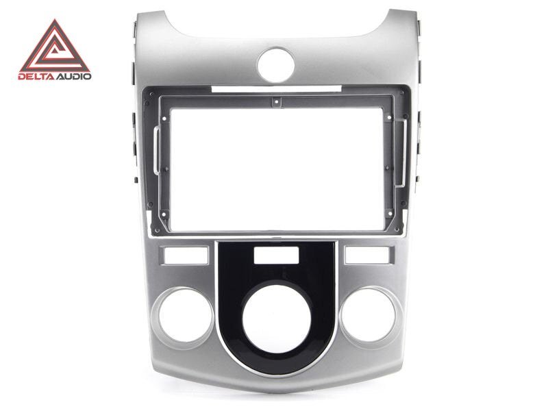 Consola KIA Forte Aire Manual 2008 a 2016 - 9 (Gris Plata con Negro)