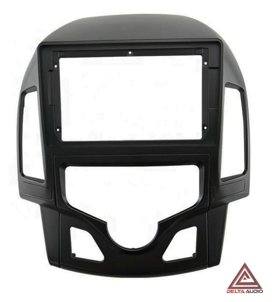 Consola Hyundai I30 Aire Digital 2008 a 2012 - 9 (Negro Mate)