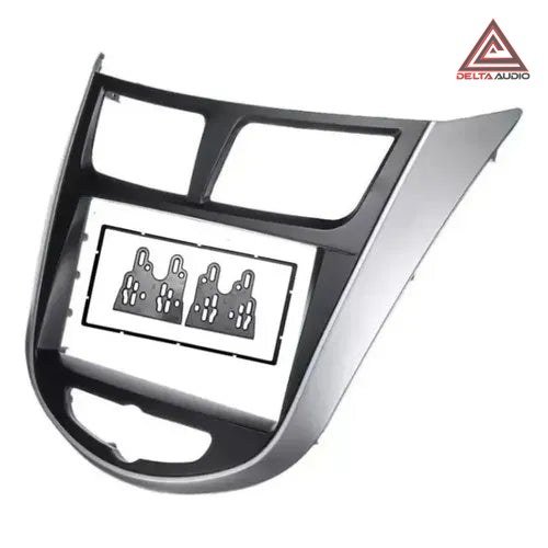 Consola Hyundai I25 2012 a 2016 - 7 (Negro Mate con Gris Plata)