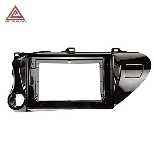 Consola Toyota Hilux, Revo 2016 a 2024 - 10 (Negro Brillante)
