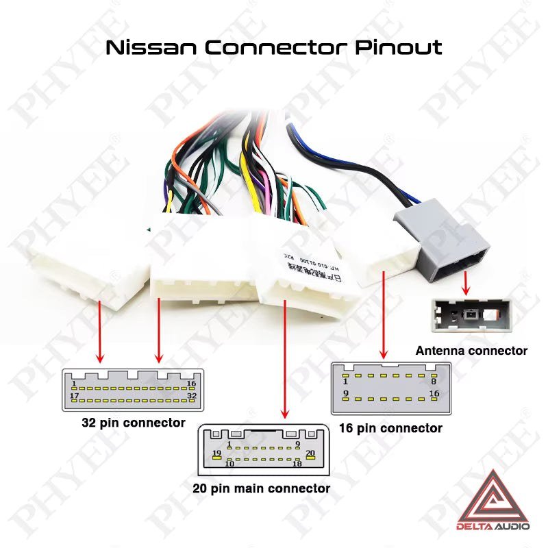CAN BUS Nissan Camara 360 de 20 Pines (Grande)