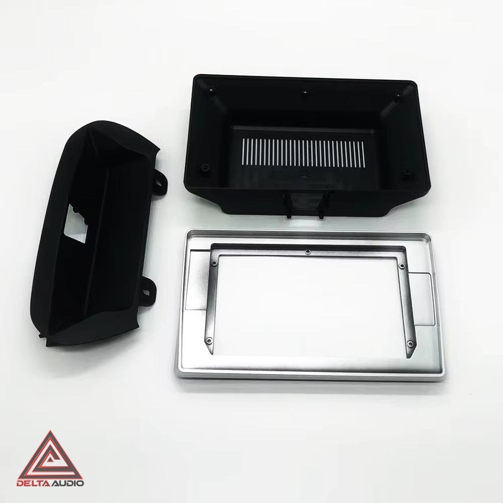 Consola Chevrolet Trackert 2021 a 2024 - 10 (Negro Mate con Gris Plata)